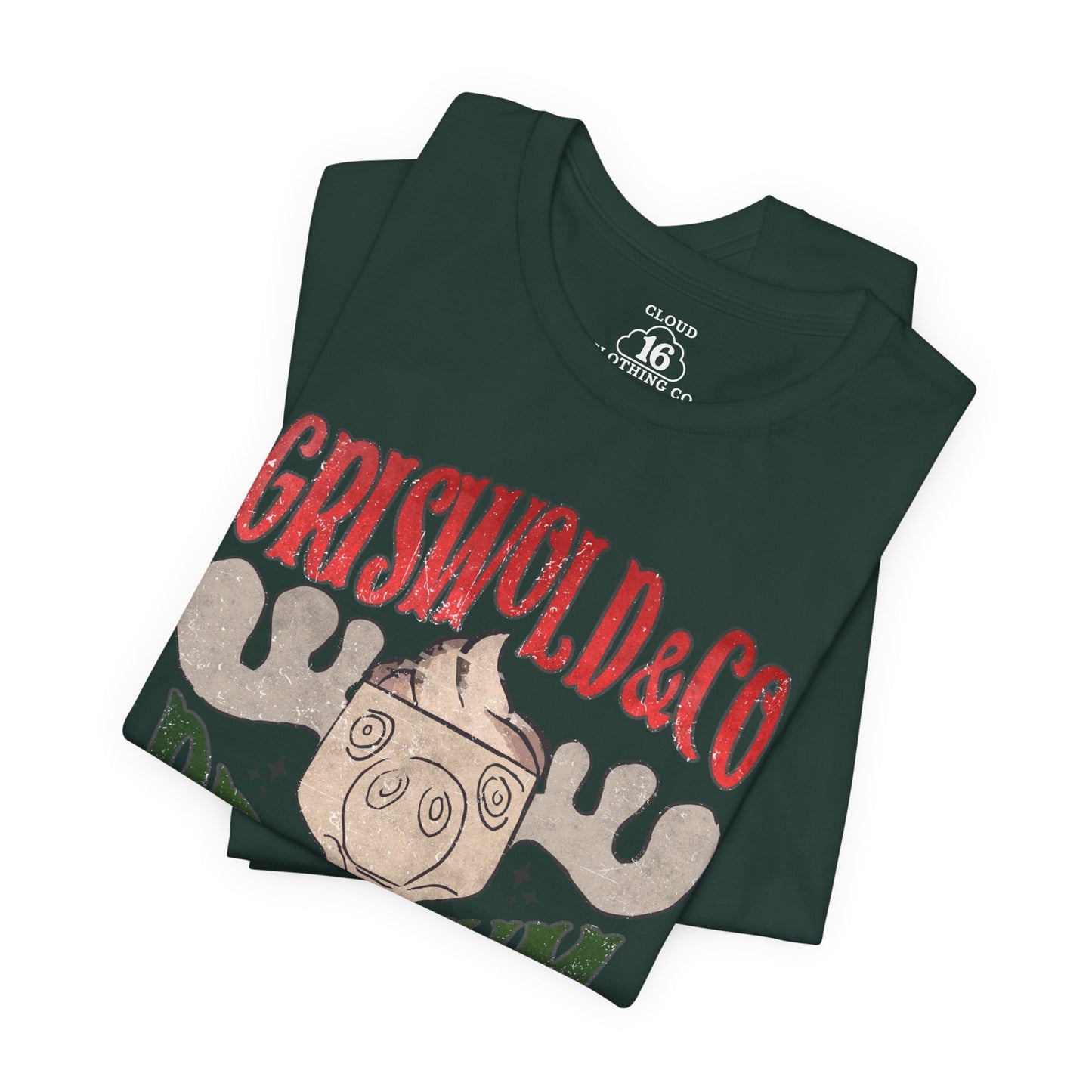 Griswold & Co. Premium Eggnog Christmas T-Shirt - Vintage Holiday Graphic Tee