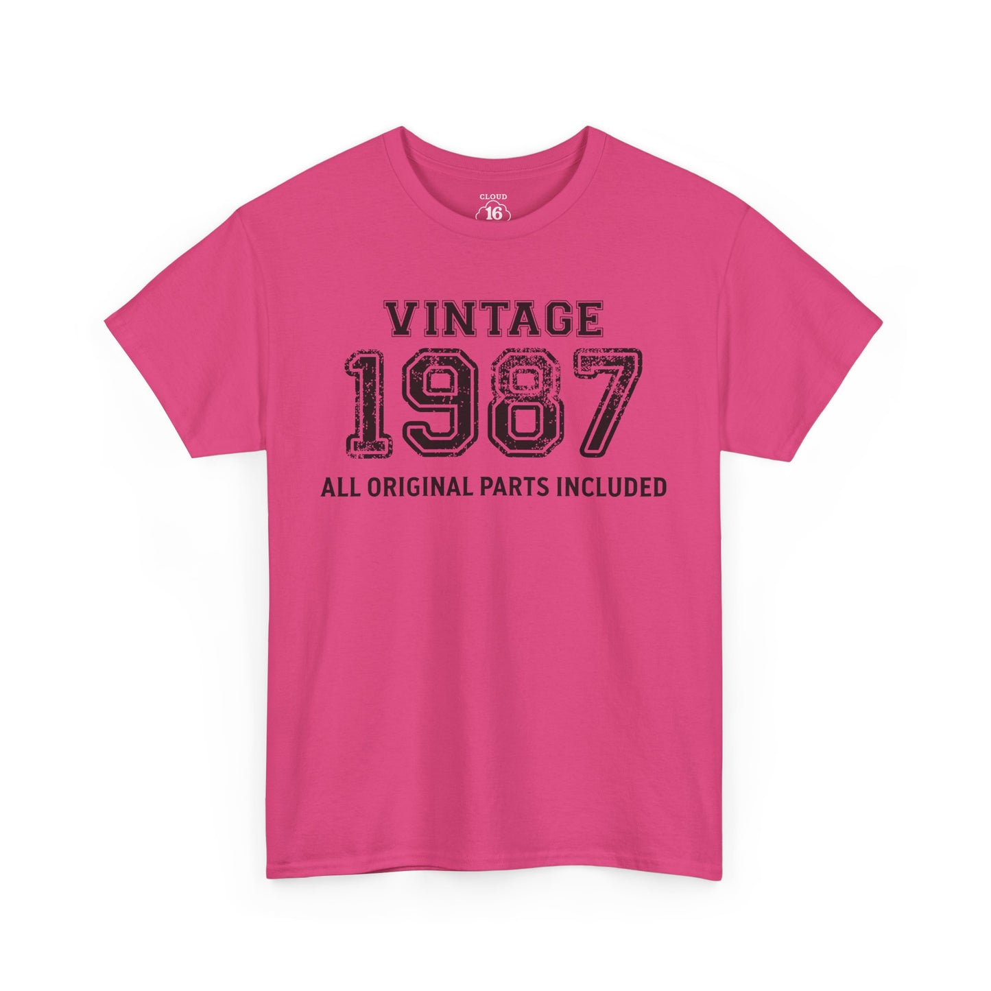 Vintage 1987 Retro T-Shirt - Premium Unisex Cotton Tee