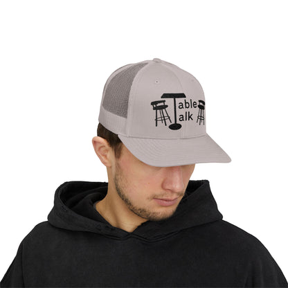 Table Talk Logo Embroidered Snapback Trucker Cap