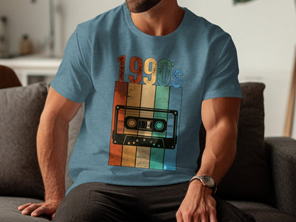 Vintage 1990s Retro Cassette Tape Graphic T-shirt