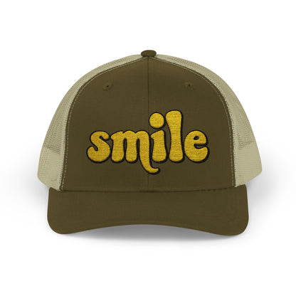 Sparkling Smile Snapback Trucker Cap - Premium Summer Hat for Festivals & Everyday Wear