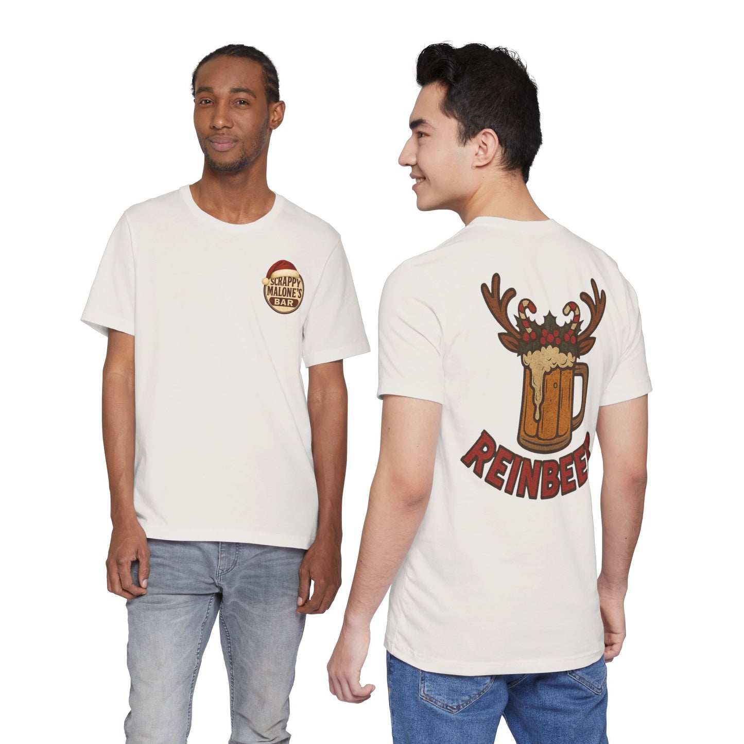 Scrappy Malone's Bar 'ReinBeer' Christmas Tee
