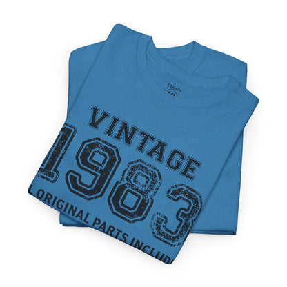 Vintage 1983 Retro T-Shirt - Premium Unisex Cotton Tee