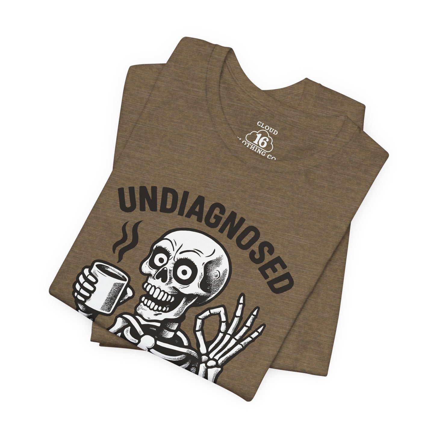 Undiagnosed Skeleton Tee - Funny Medical Humor Halloween Shirt