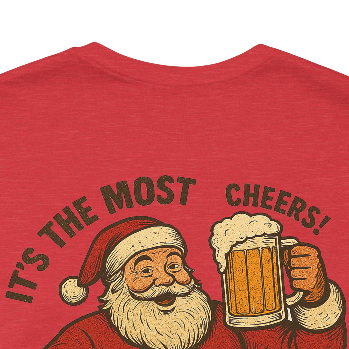 Scrappy Malone's Bar Christmas Tee — "It's the Most Wonderful Time for a Beer"
