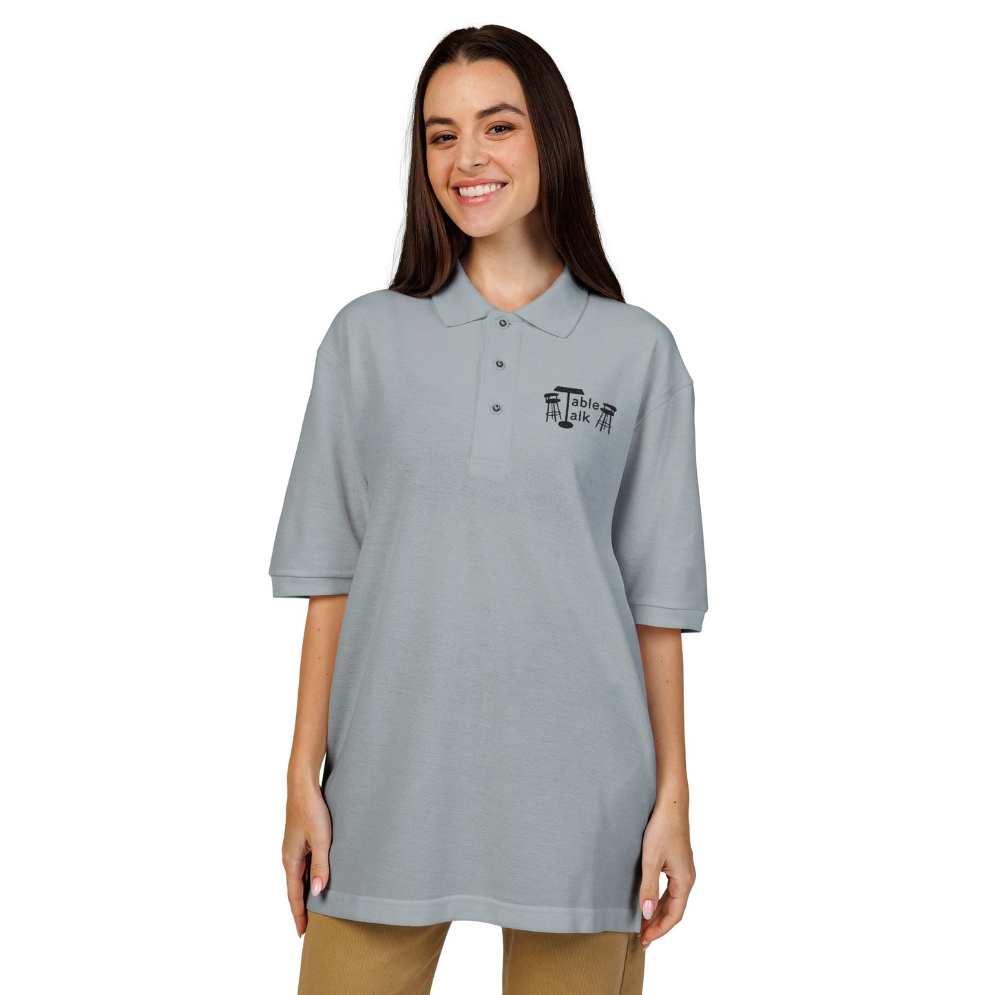 Table Talk Logo Embroidered Polo Shirt