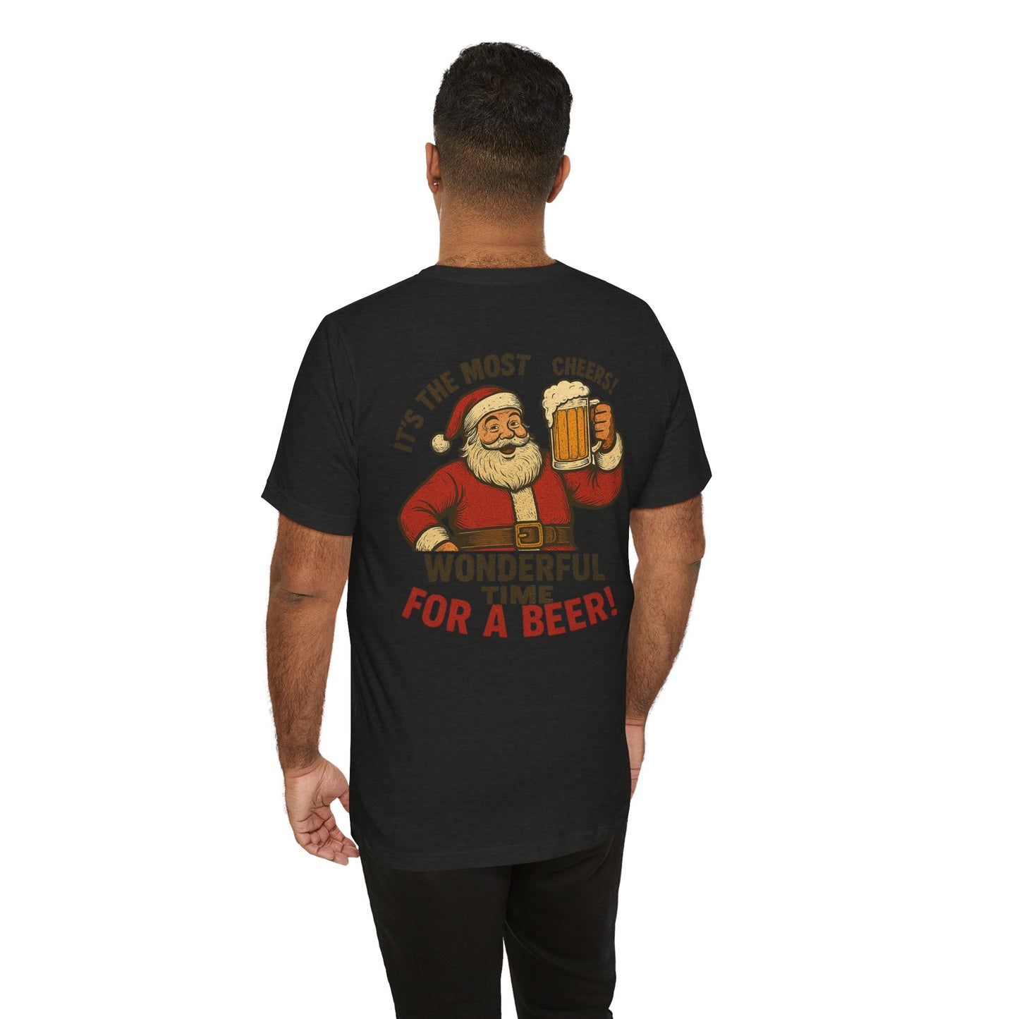 Scrappy Malone's Bar Christmas Tee — "It's the Most Wonderful Time for a Beer"