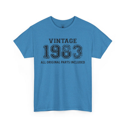 Vintage 1983 Retro T-Shirt - Premium Unisex Cotton Tee