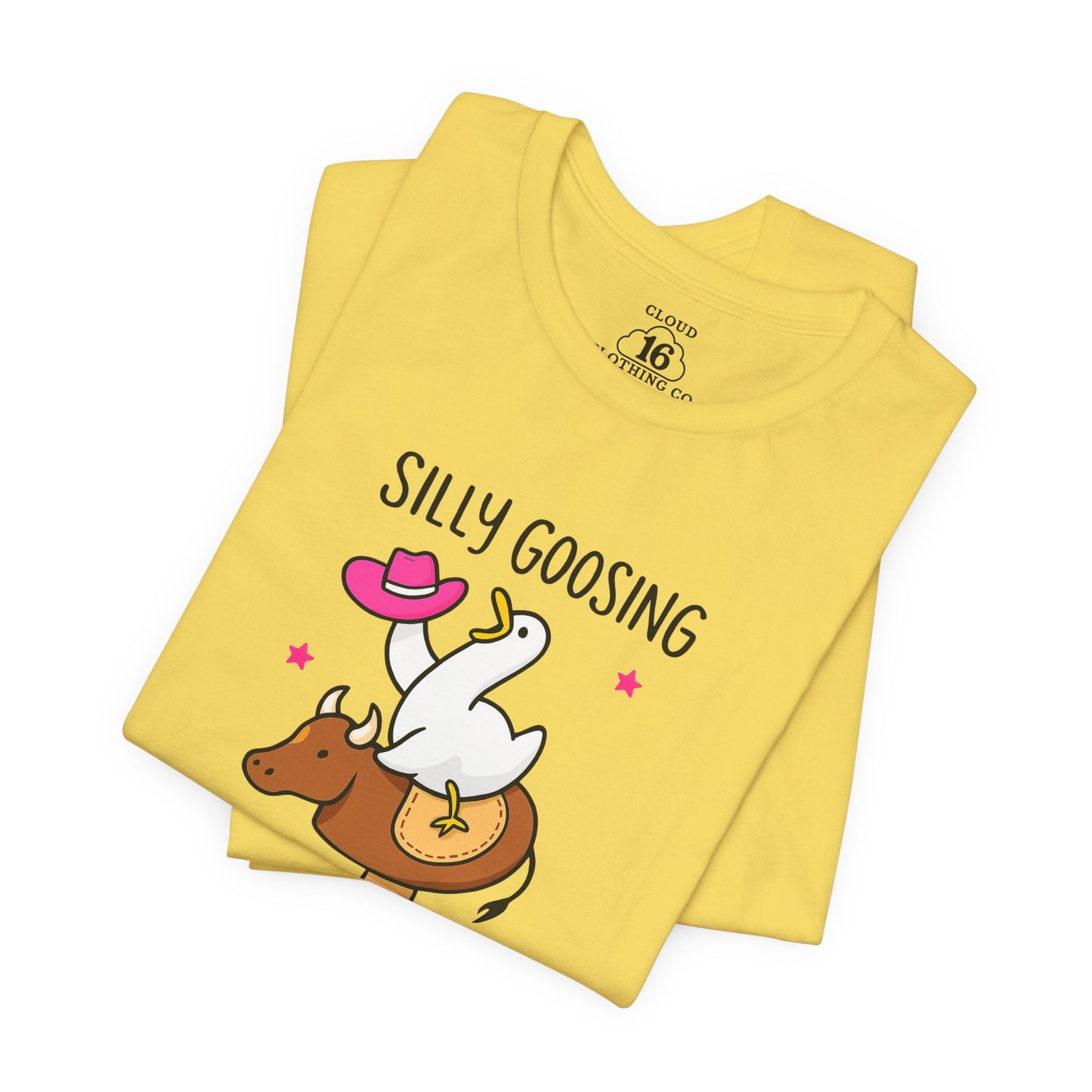 Silly Goosing Women's Tee - Funny Animal Graphic T-Shirt
