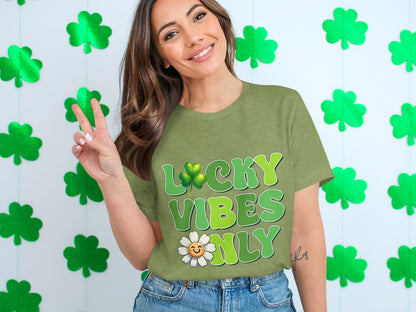 Lucky Vibes Only St. Patrick's Day Shirt
