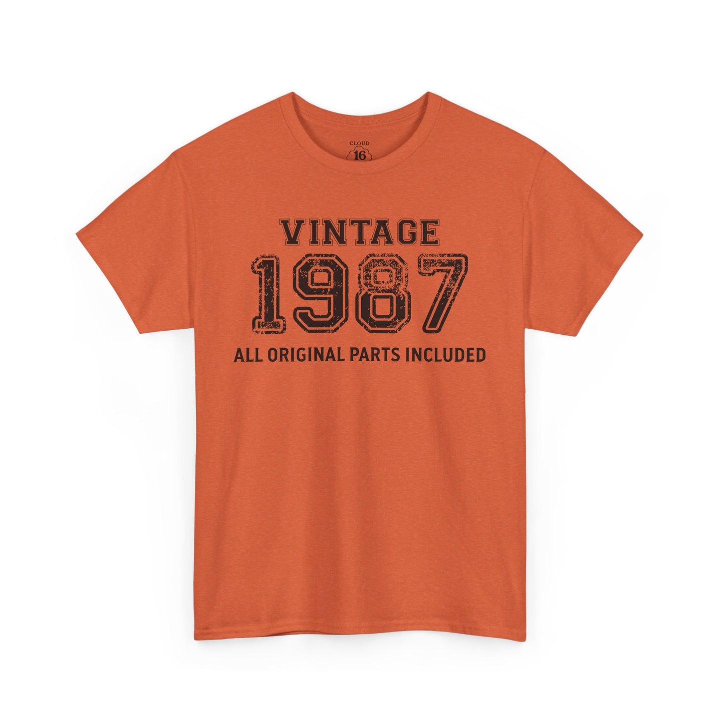 Vintage 1987 Retro T-Shirt - Premium Unisex Cotton Tee