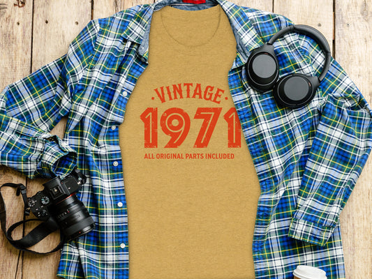 Vintage 1971 All Original Parts Included Shirt
