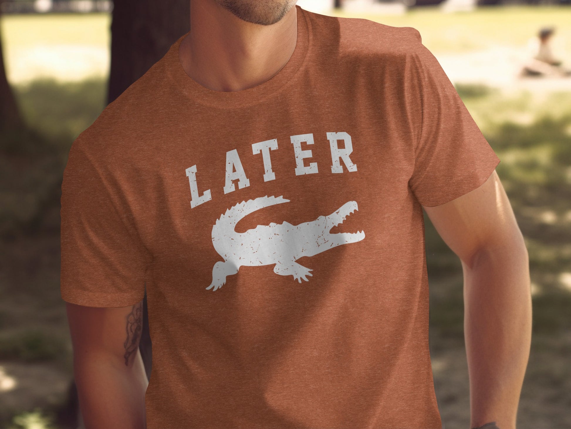 Later Alligator Graphic Tee Classic Fit Unisex T-shirt