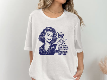Retro Graphic Shirt with Funny Quote Design