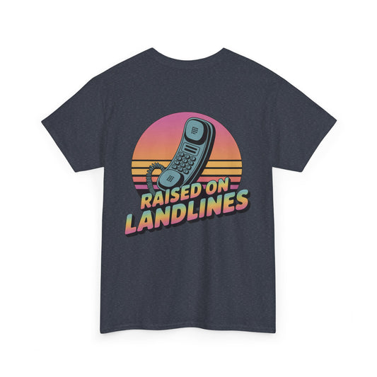 90s Retro Vibes Heavy Cotton T-Shirt - Unisex Nostalgic Tee