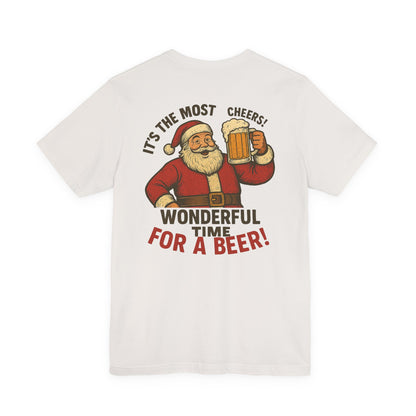 Scrappy Malone's Bar Christmas Tee — "It's the Most Wonderful Time for a Beer"