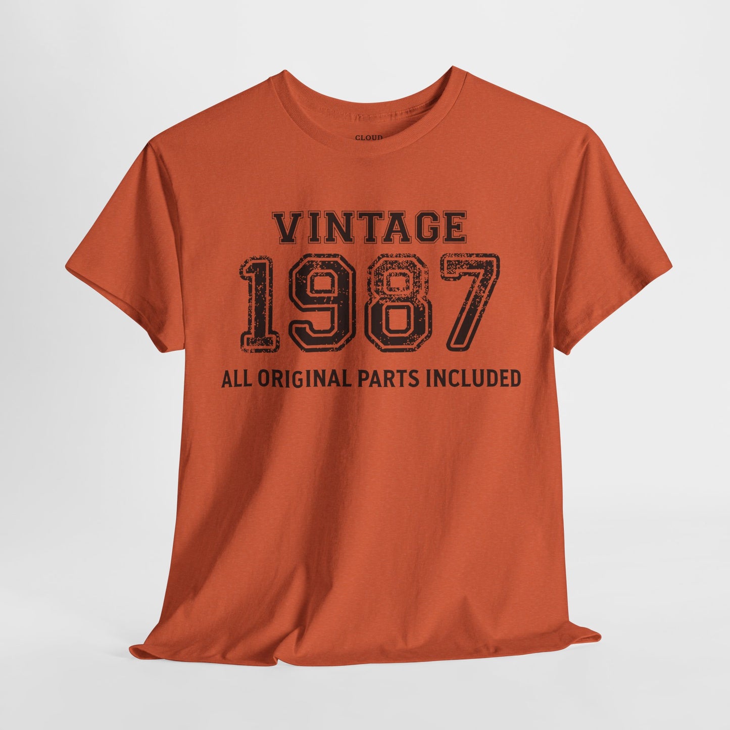 Vintage 1987 Retro T-Shirt - Premium Unisex Cotton Tee