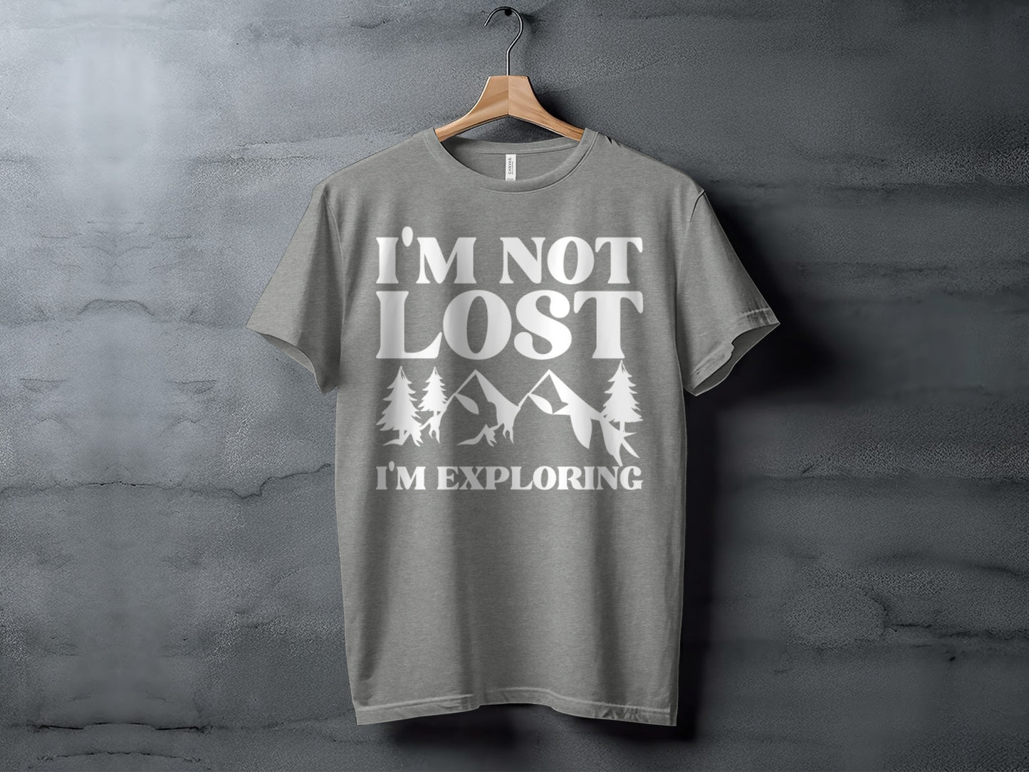 I Am Not Lost I Am Exploring Outdoors Nature T-Shirt T-Shirt - Outdoor & Adventure Collection - Mile Marker 16 Gear by Cloud 16 Clothing Co.