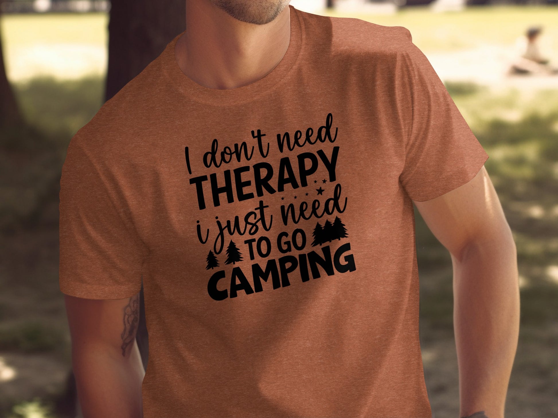 I Don't Need Therapy I Just Need to Go Camping T-Shirt T-Shirt - Outdoor & Adventure Collection - Mile Marker 16 Gear by Cloud 16 Clothing Co.