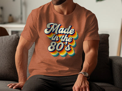 Made in the 80's Graphic Tee for Retro Style Fans