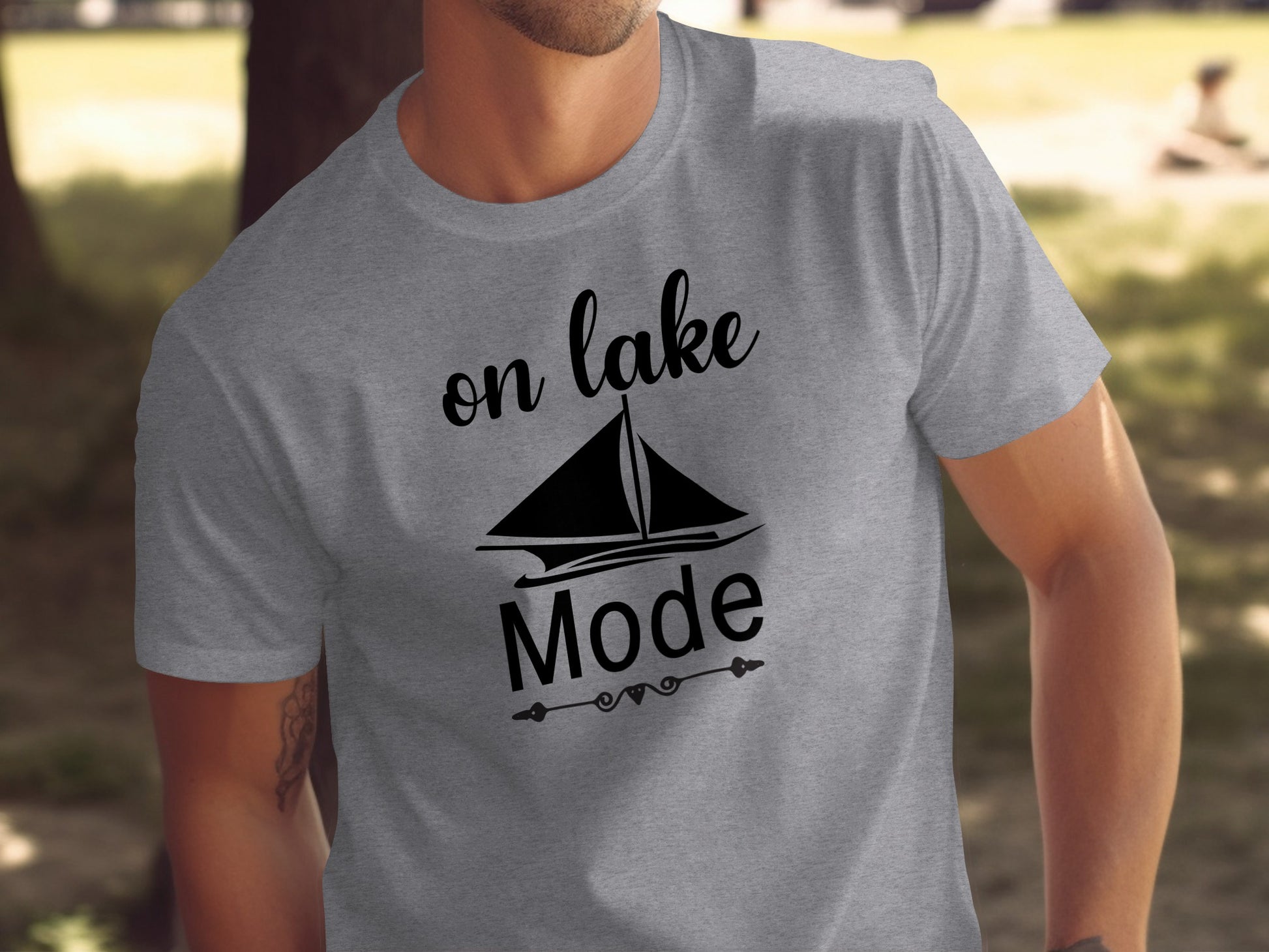 On Lake Mode Boat Vacation Summer Holiday Trip T-Shirt T-Shirt - Outdoor & Adventure Collection - Mile Marker 16 Gear by Cloud 16 Clothing Co.