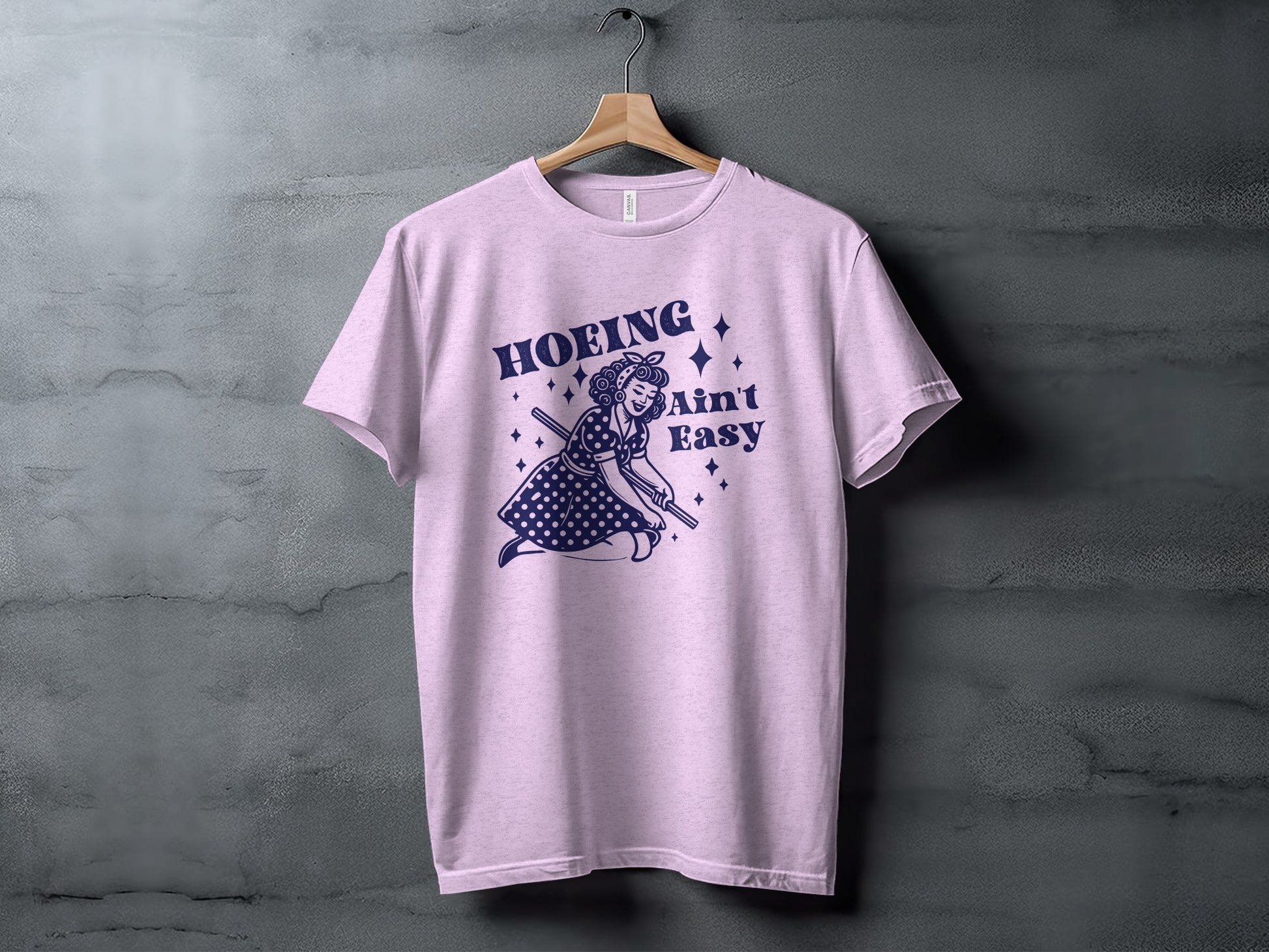HOEING Ain't Easy Funny Gardening T-shirt