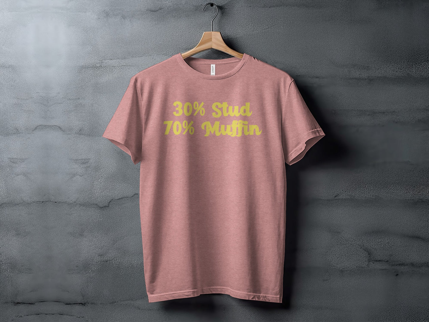 30% Stud 70% Muffin Funny Graphic T-Shirt
