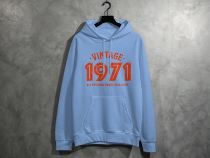 Vintage 1971 All Original Parts Included Hoodie