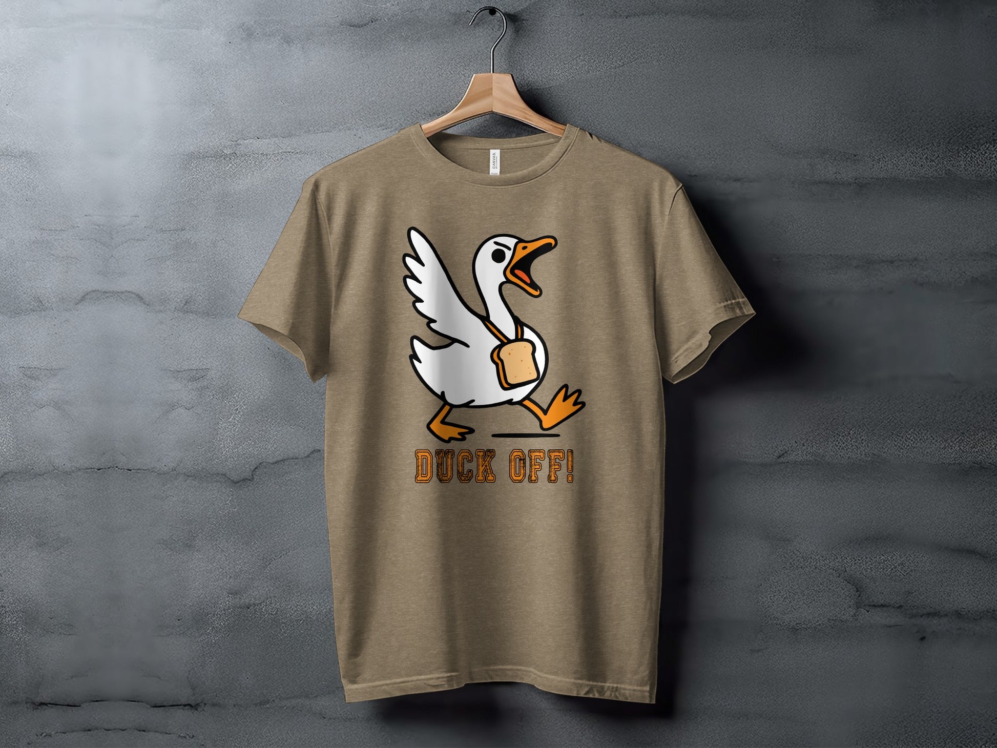 Duck Off Funny Duck Graphic T-Shirt for Casual Wear
