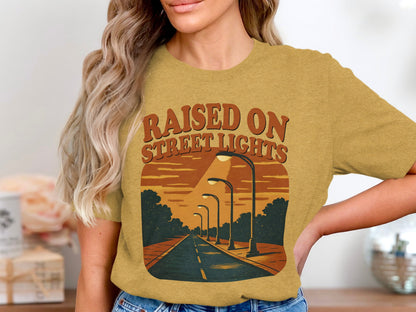 Raised On Street Lights Vintage Graphic T-Shirt