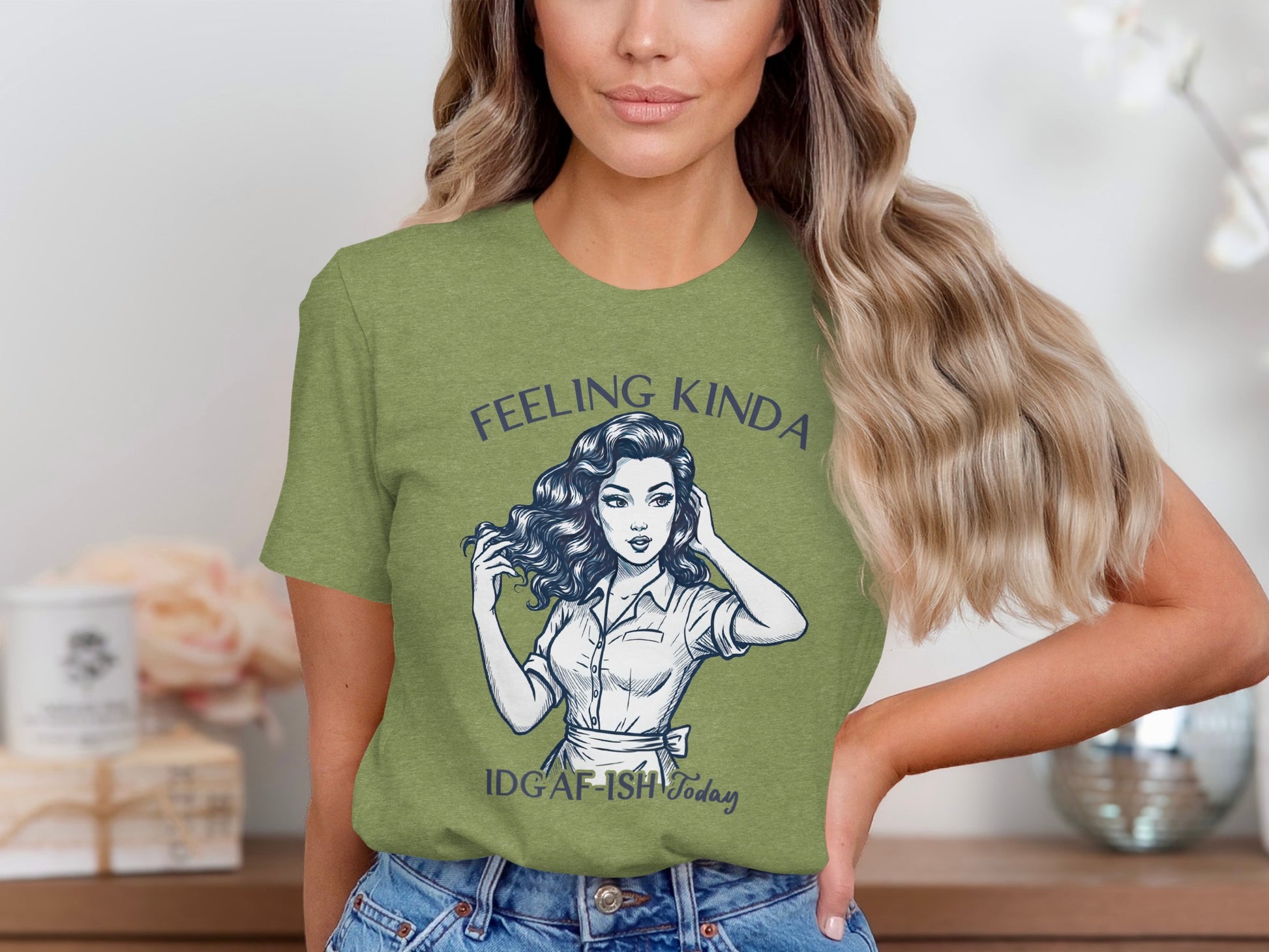 Feeling Kinda IDGAF-ish Today Graphic T-Shirt