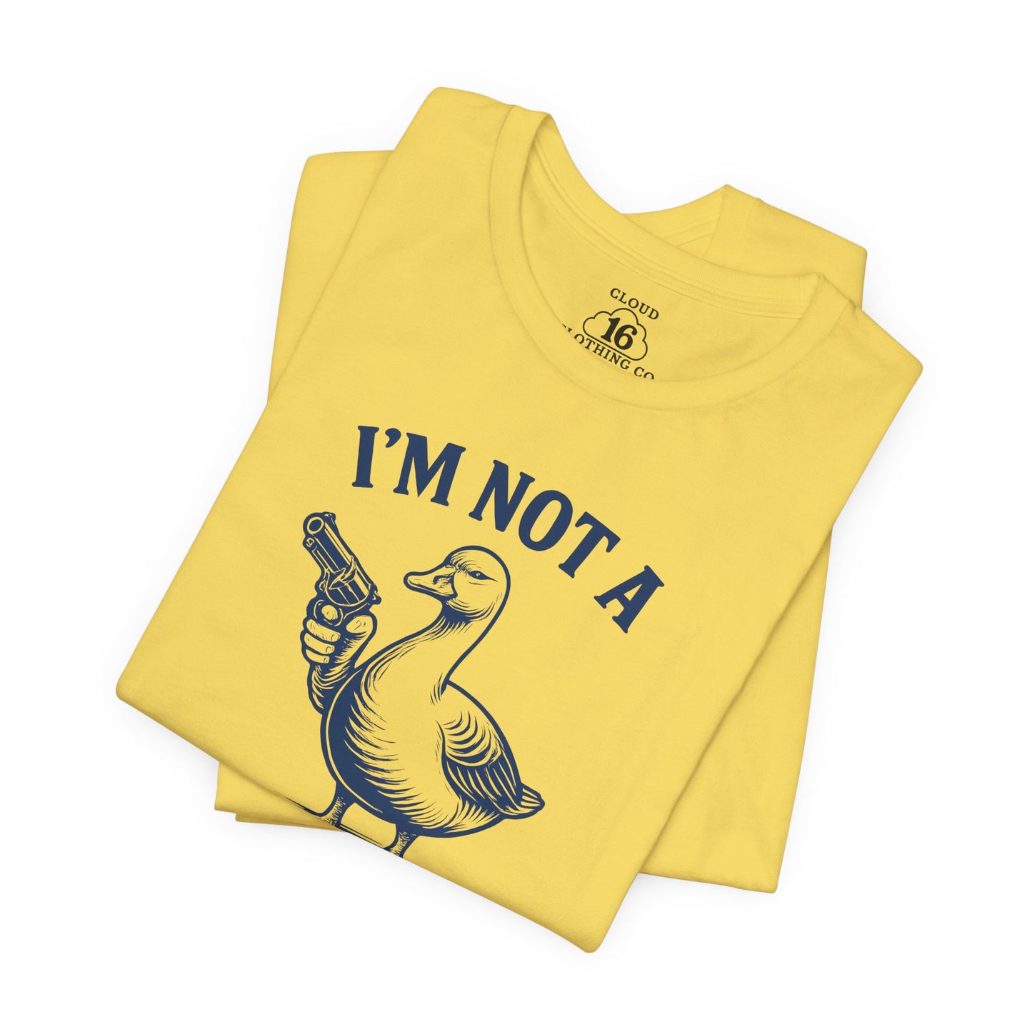 Funny Duck Graphic Tee - Humorous Animal T-Shirt for Duck Lovers