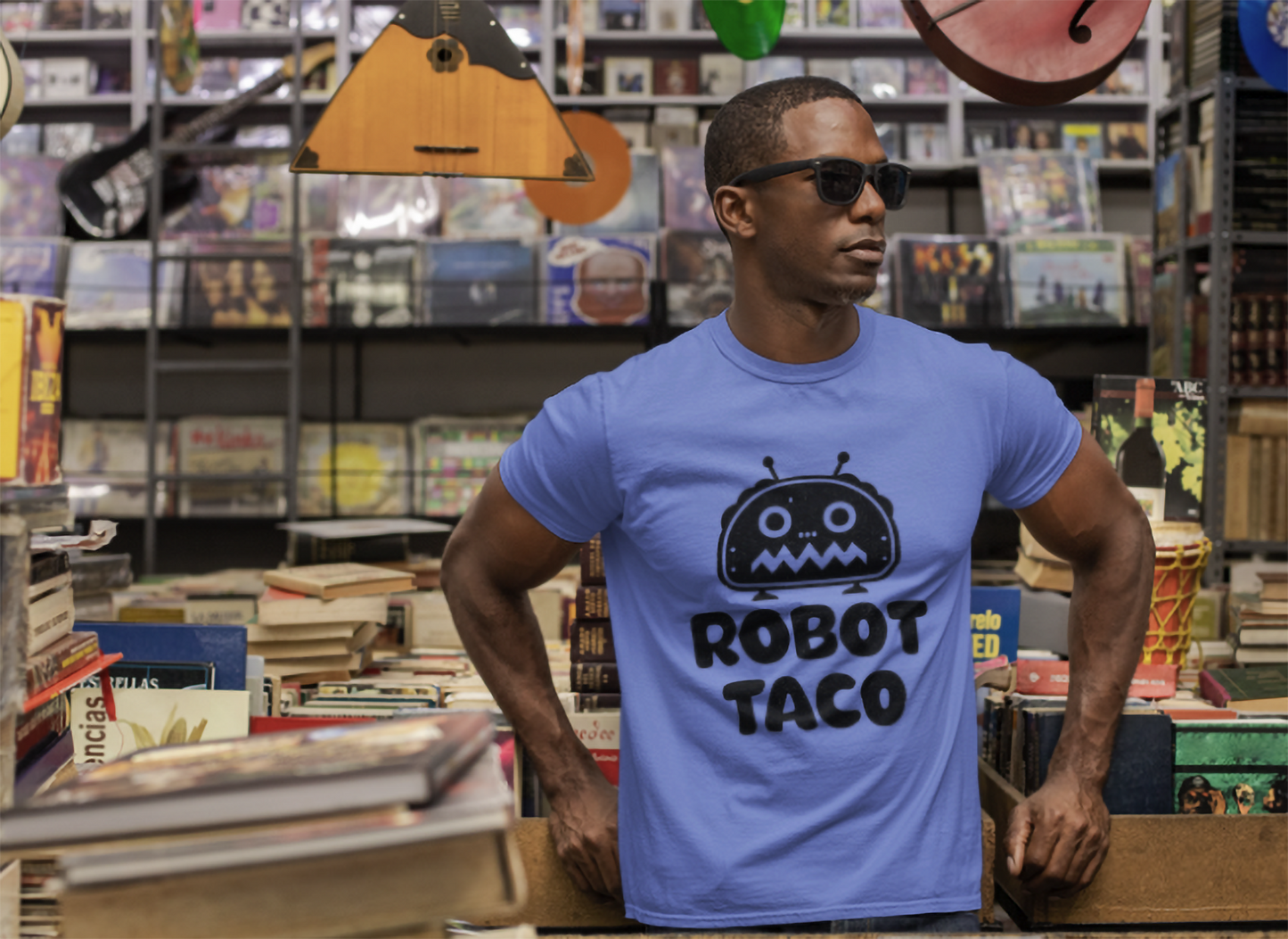 Robot Taco T-Shirt - Funny Graphic Tee for Taco Lovers