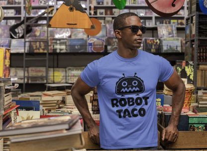 Robot Taco T-Shirt - Funny Graphic Tee for Taco Lovers