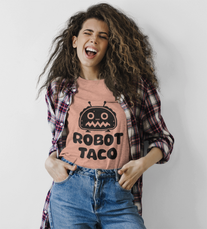 Robot Taco T-Shirt - Funny Graphic Tee for Taco Lovers