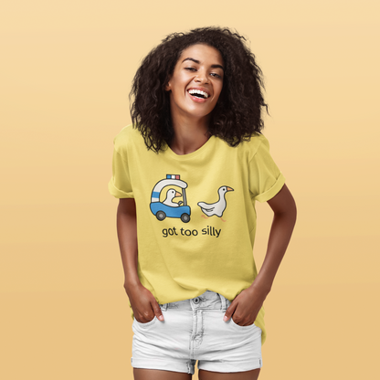 Silly Goose Graphic Tee - Funny Unisex T-Shirt for Animal Lovers