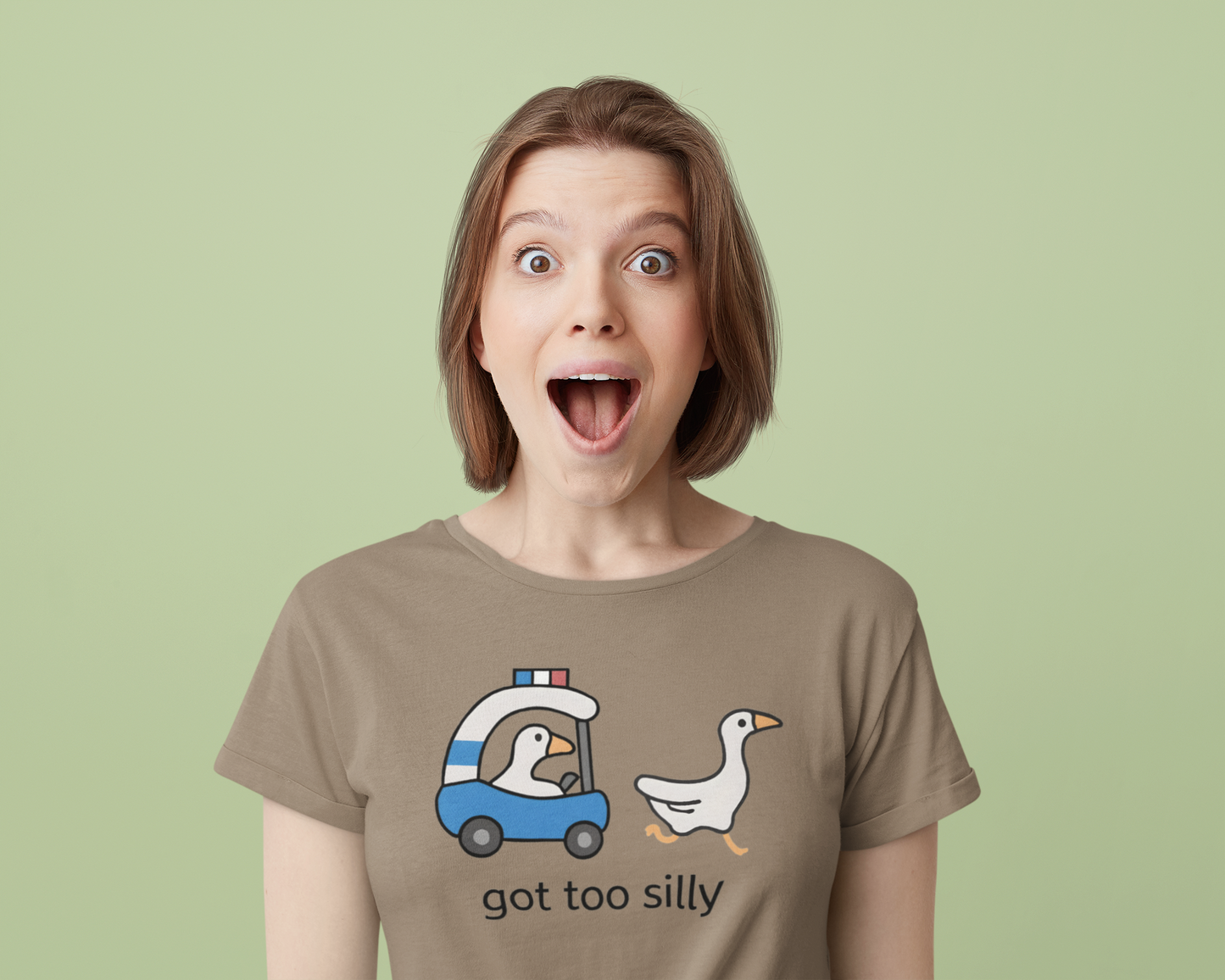 Silly Goose Graphic Tee - Funny Unisex T-Shirt for Animal Lovers
