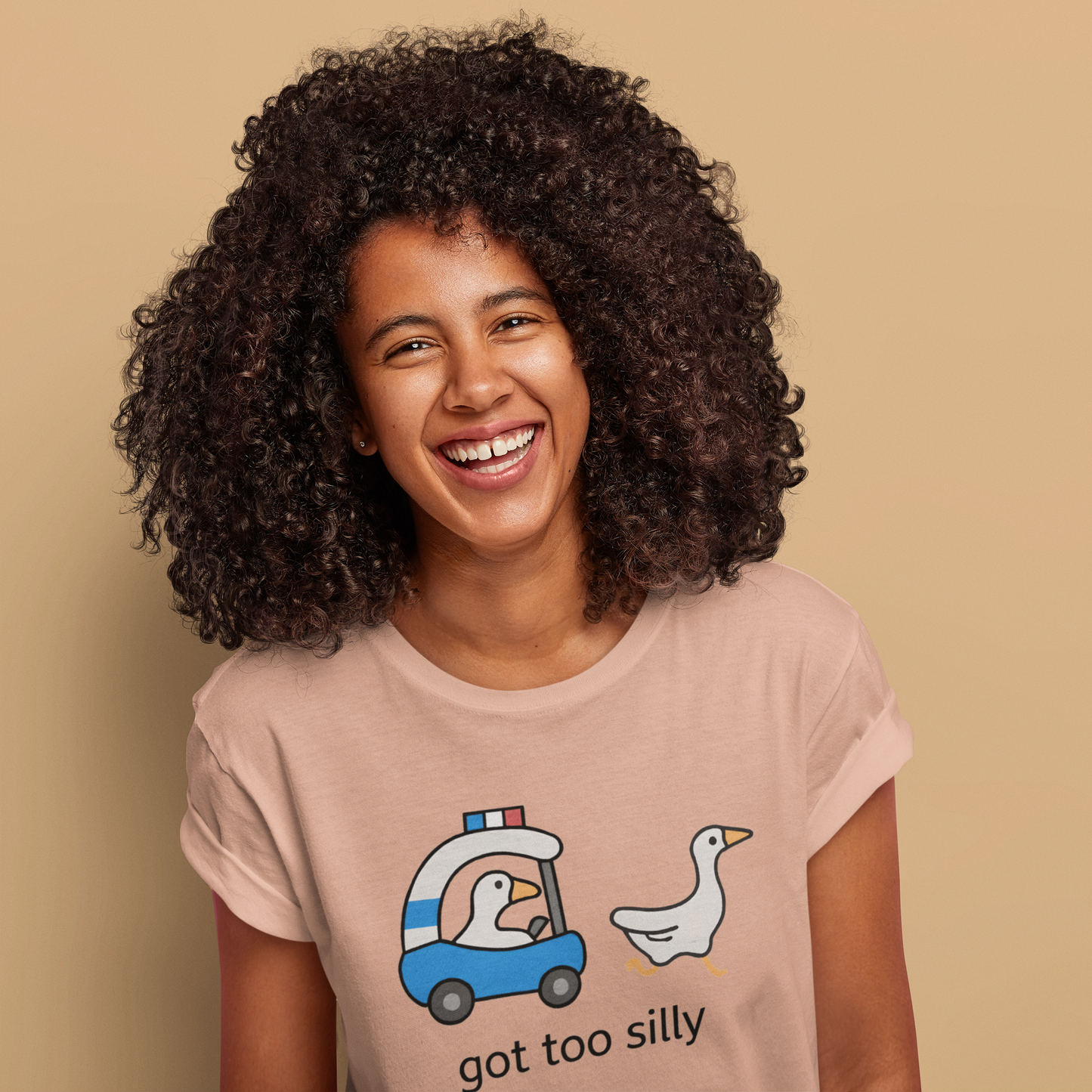 Silly Goose Graphic Tee - Funny Unisex T-Shirt for Animal Lovers