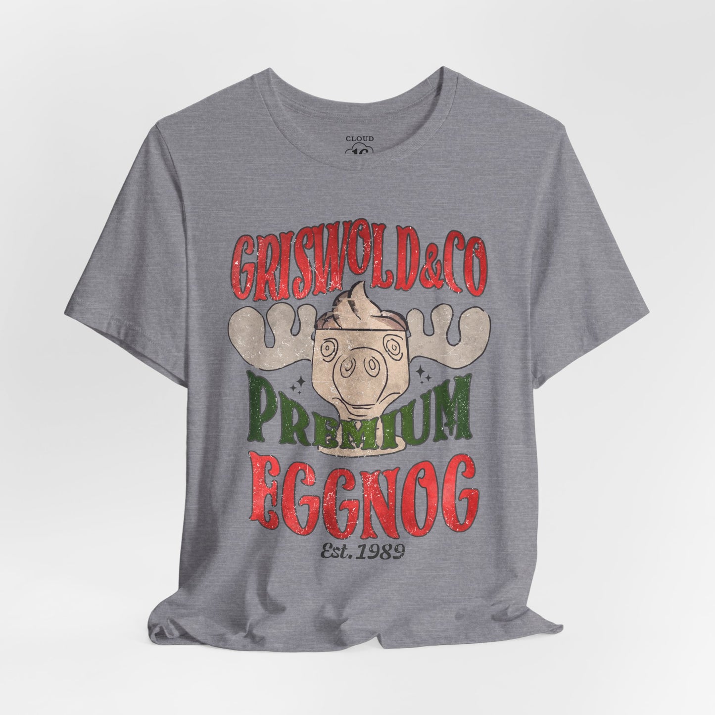 Griswold & Co. Premium Eggnog Christmas T-Shirt - Vintage Holiday Graphic Tee