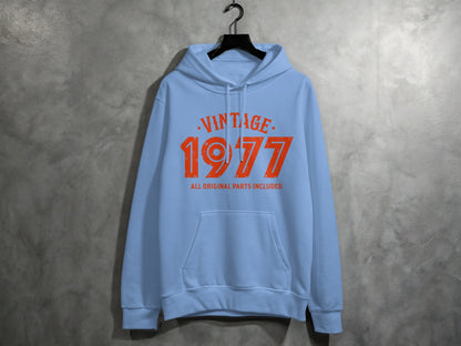 Vintage 1977 All Original Parts Included Hoodie