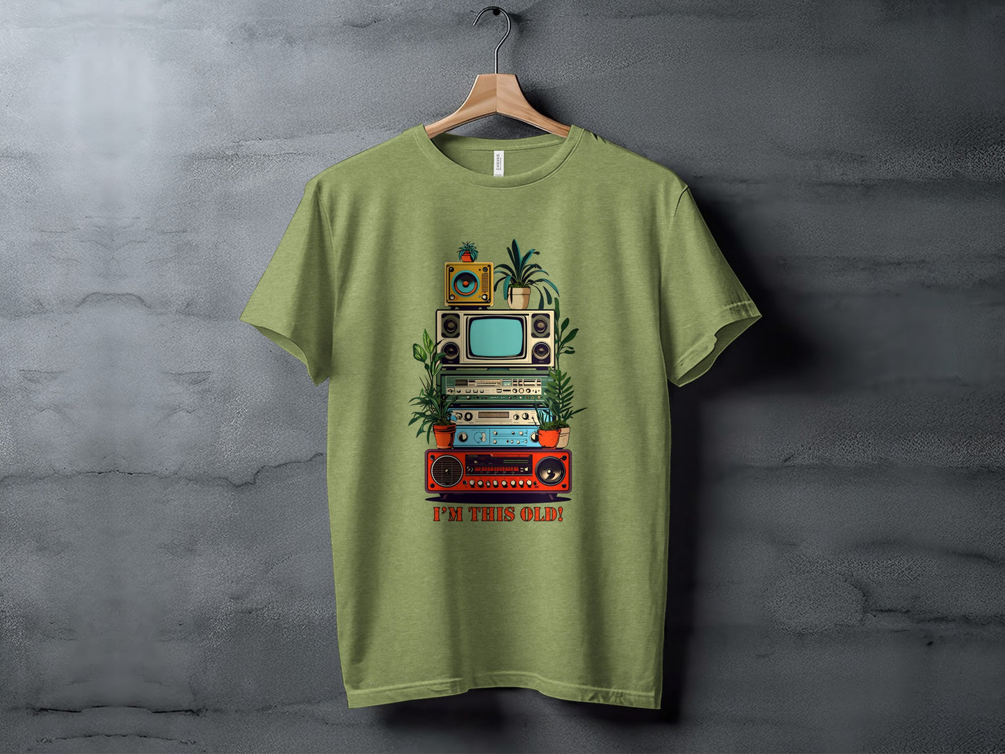 Vintage Electronics Design I'm This Old T-Shirt
