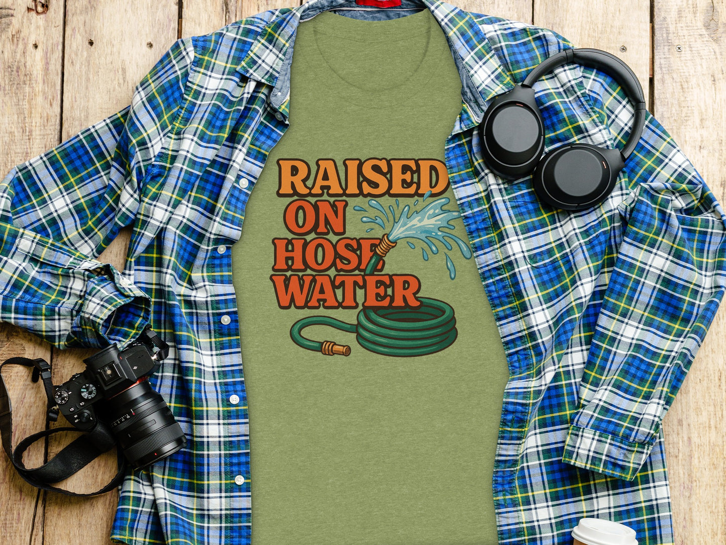 Raised On Hose Water Funny Graphic Tee Shirt
