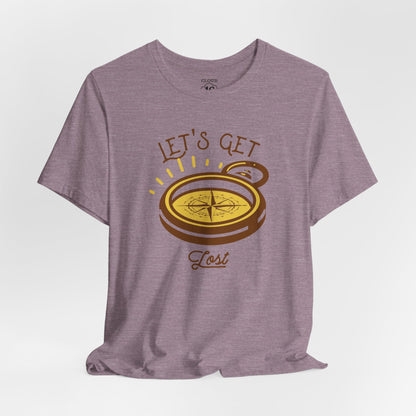 Let's Get Lost T-Shirt - Explore Travel Tee for Outdoor Enthusiasts