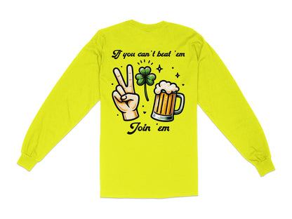 Scrappy Malone's Bar, St Patricks Day, Irish Bar, Shamrock, Retro Pub Sign, Custom Design T-Shirt - Scrappy Malone's Bar 100-Proof Humor - Cloud 16 Clothing Co.