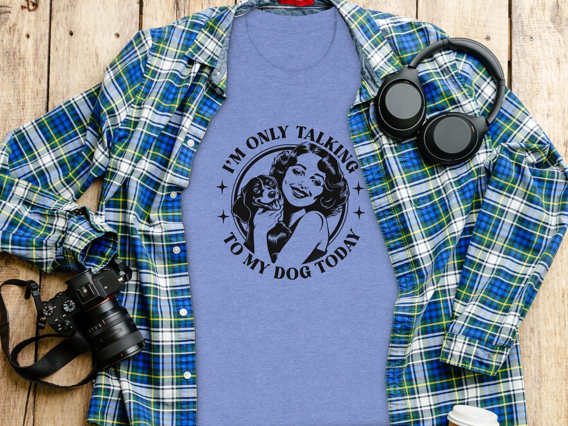 I'm Only Talking To My Dog Today Graphic T-Shirt