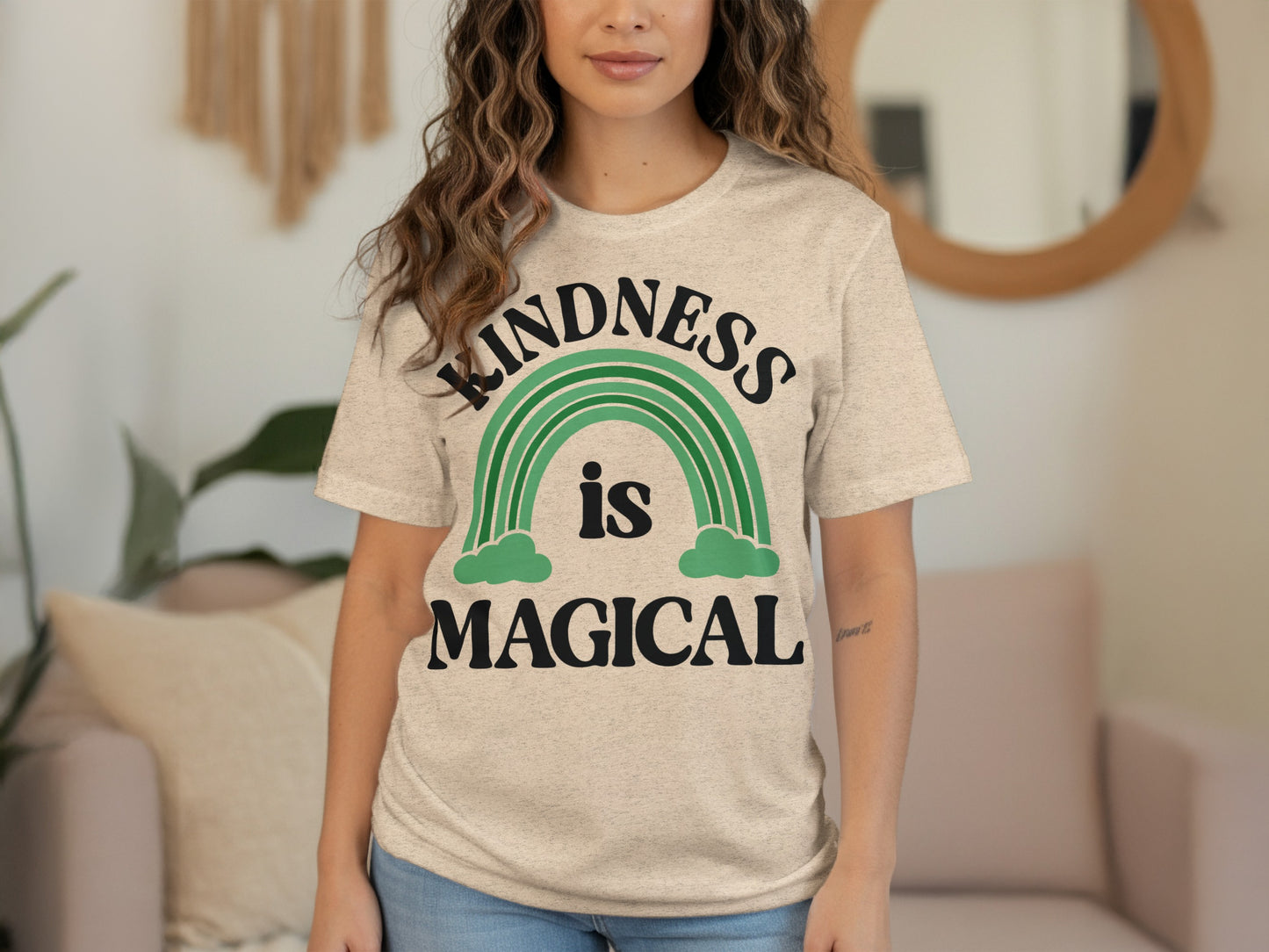 Kindness is Magical Rainbow Graphic Tee