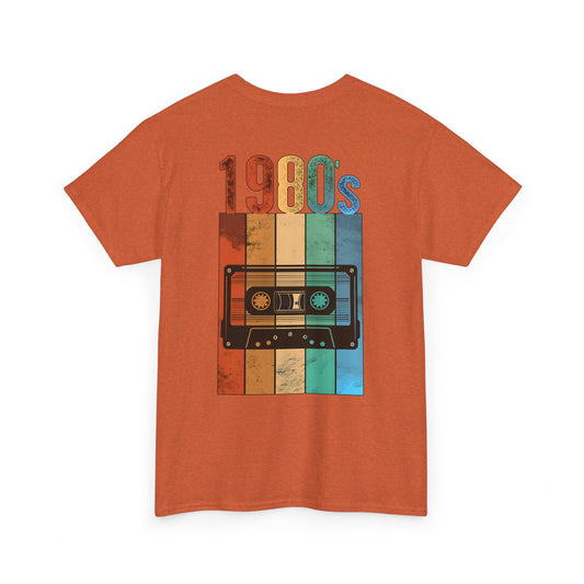 Retro 1980s Music Tee - Vintage Heavy Cotton Unisex T-Shirt