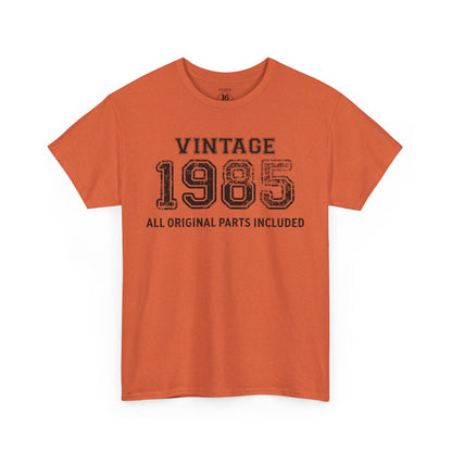 Vintage 1985 Retro T-Shirt - Premium Unisex Cotton Tee
