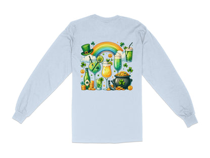 Scrappy Malone's Bar, Shamrock Pub Sign, Irish Bar, St Patricks Day Decor, Green Circle, Irish Pub Signage T-Shirt - Scrappy Malone's Bar 100-Proof Humor - Cloud 16 Clothing Co.