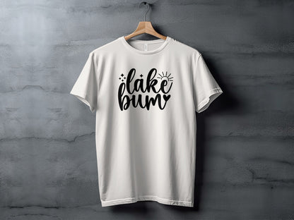 Lake Bum Sunshine Graphic Design Simple T-Shirt T-Shirt - Outdoor & Adventure Collection - Mile Marker 16 Gear by Cloud 16 Clothing Co.